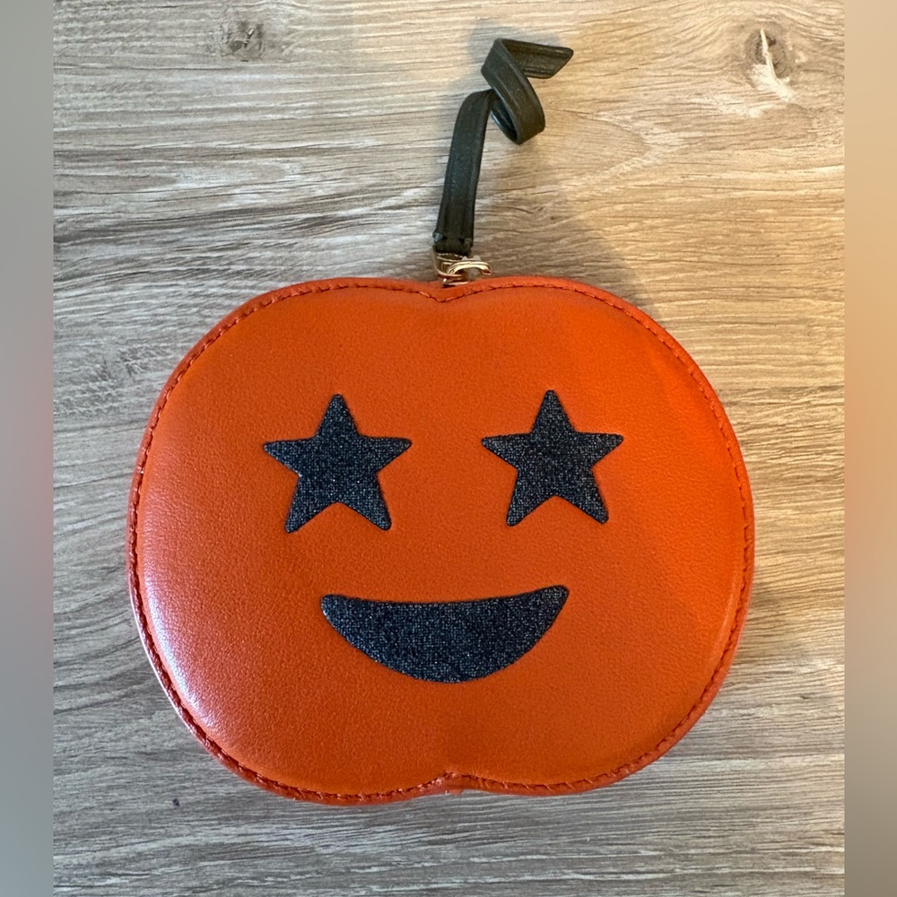 Coach Halloween Jack O Lantern Coin Case